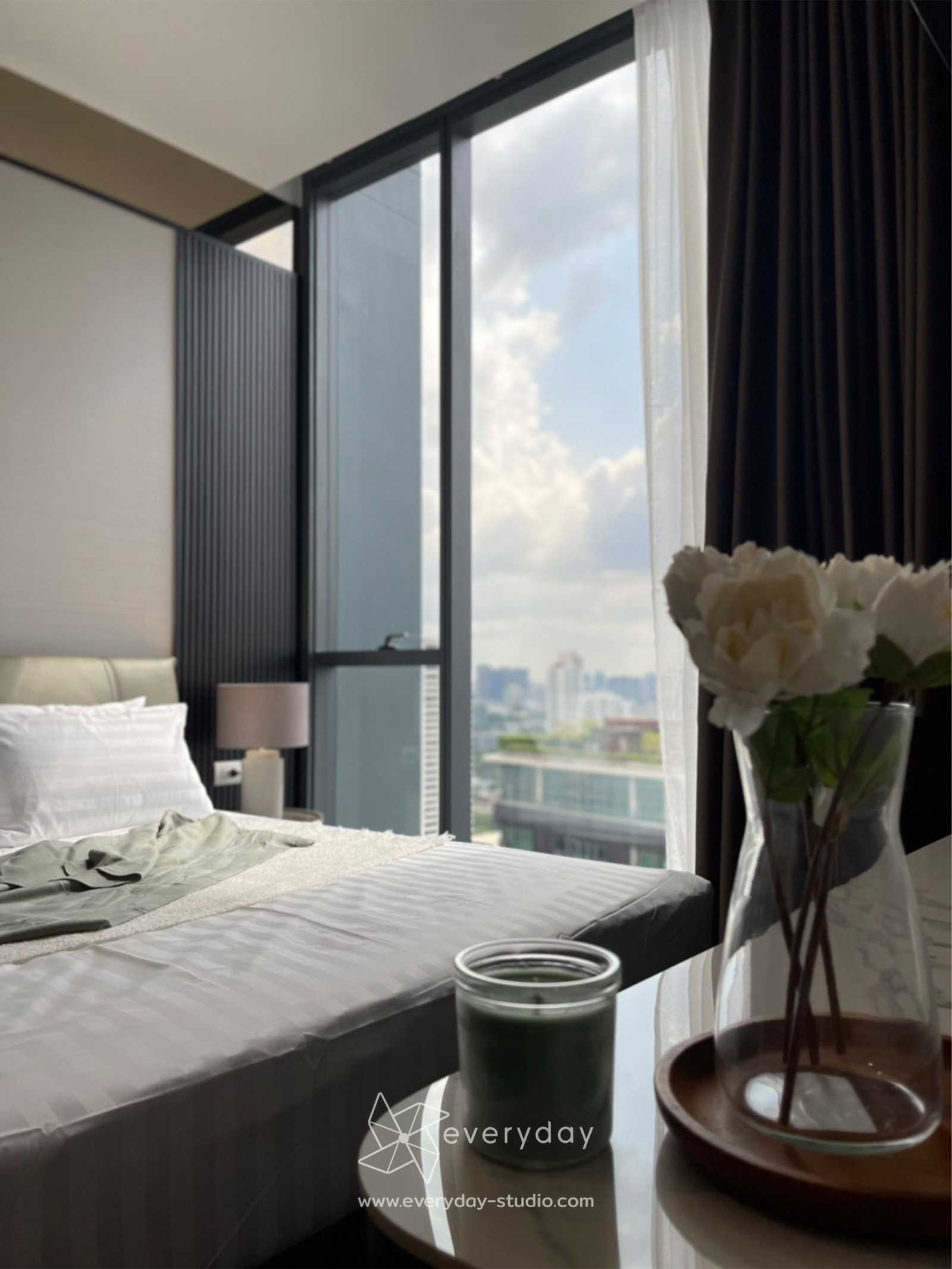 Condo for Rent: LAVIQ Sukhumvit 57, 1 Bed, 46 sqm, 22nd Floor, Rare Corner Unit (PAH-01406) - Image 9