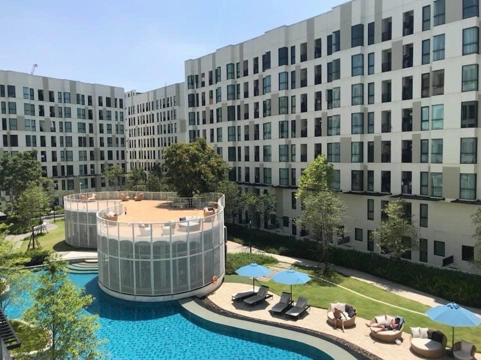 Condo for Rent or Sale: Unio Sukhumvit 72, 1 Bed, 28 sq.m., 4th Floor, Pool View (PAH-01385)