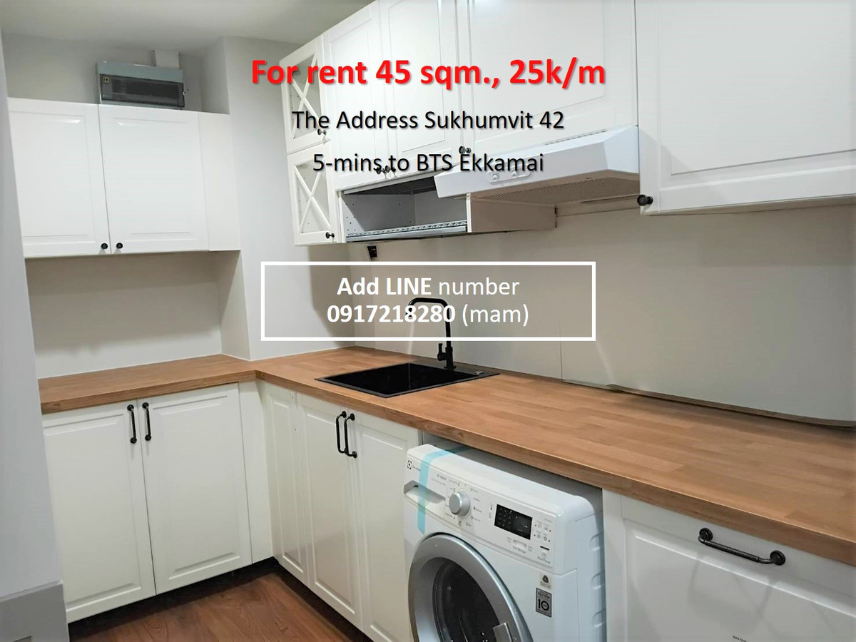 For Rent Condo The Address Sukhumvit 42, 1-bedroom 45 sq.m. (PAH-01318) - Image 5