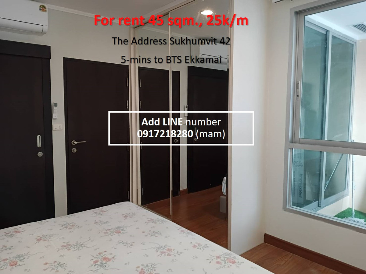 For Rent Condo The Address Sukhumvit 42, 1-bedroom 45 sq.m. (PAH-01318) - Image 8