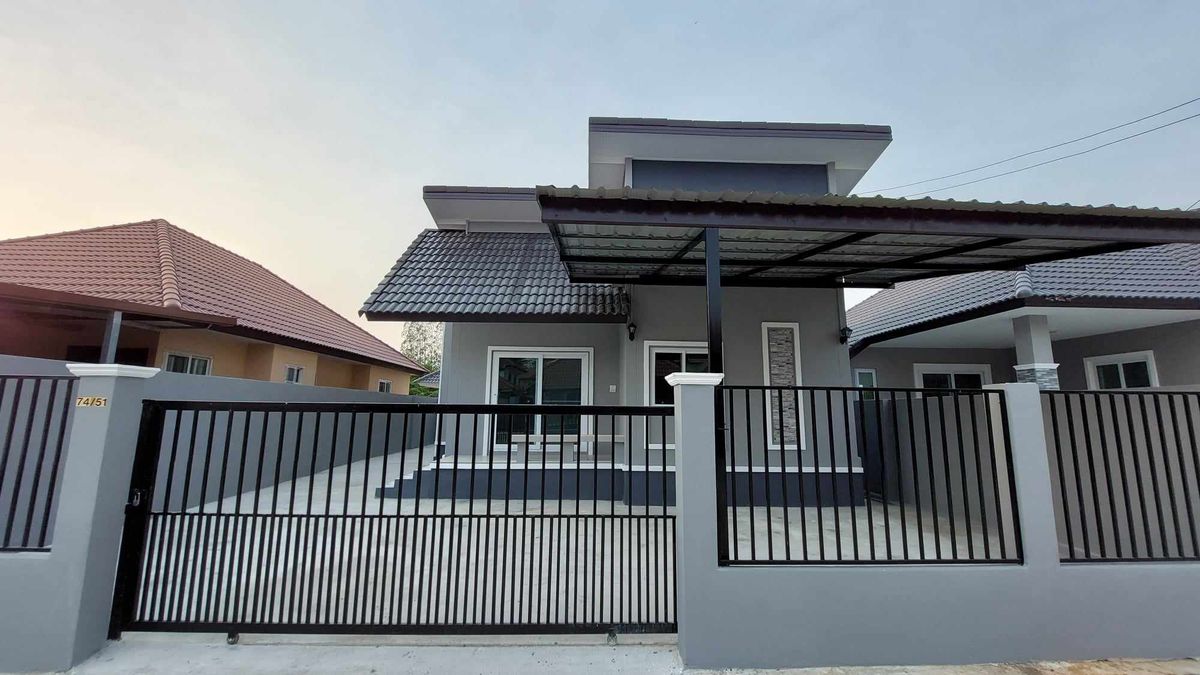 ขาย บ้านเดี่ยวมือหนึ่งสร้างใหม่ ในโครงการบ้านไพรลดา ซอยกิโล5-ถนนมาลัยแมน 3 ห้องนอน 130 ตร.ม.