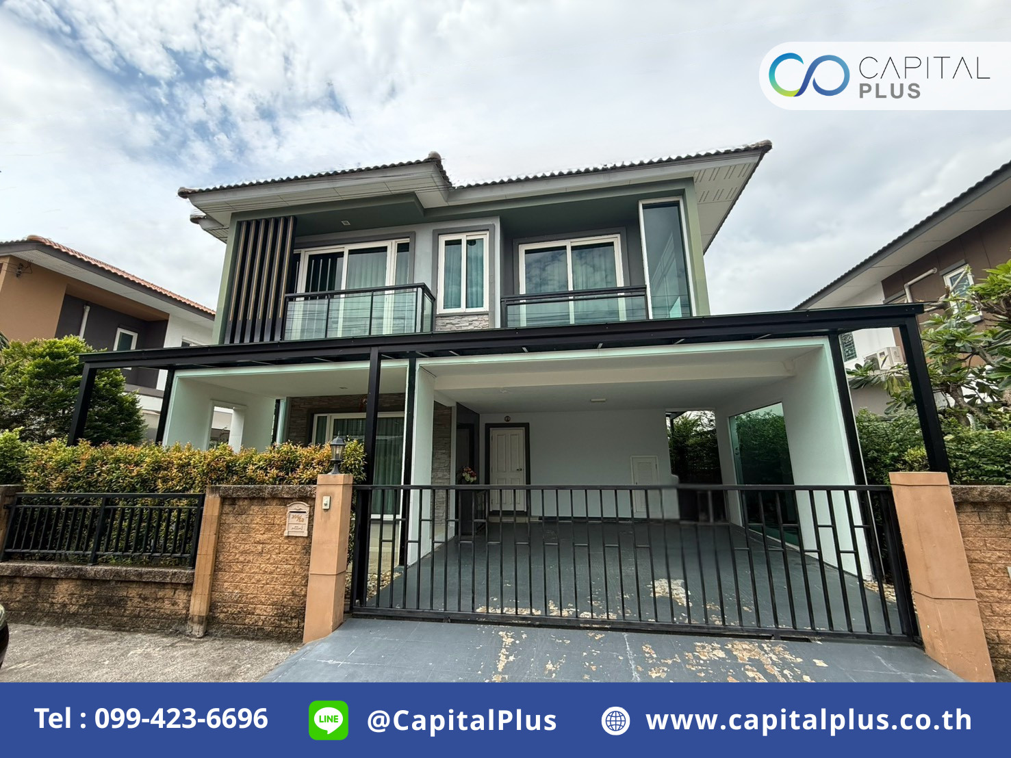 For Sale: Detached House in Beautiful Condition, Golden Village On Nut–Phatthanakan, 50.7 sq.wa, 4 Bedrooms