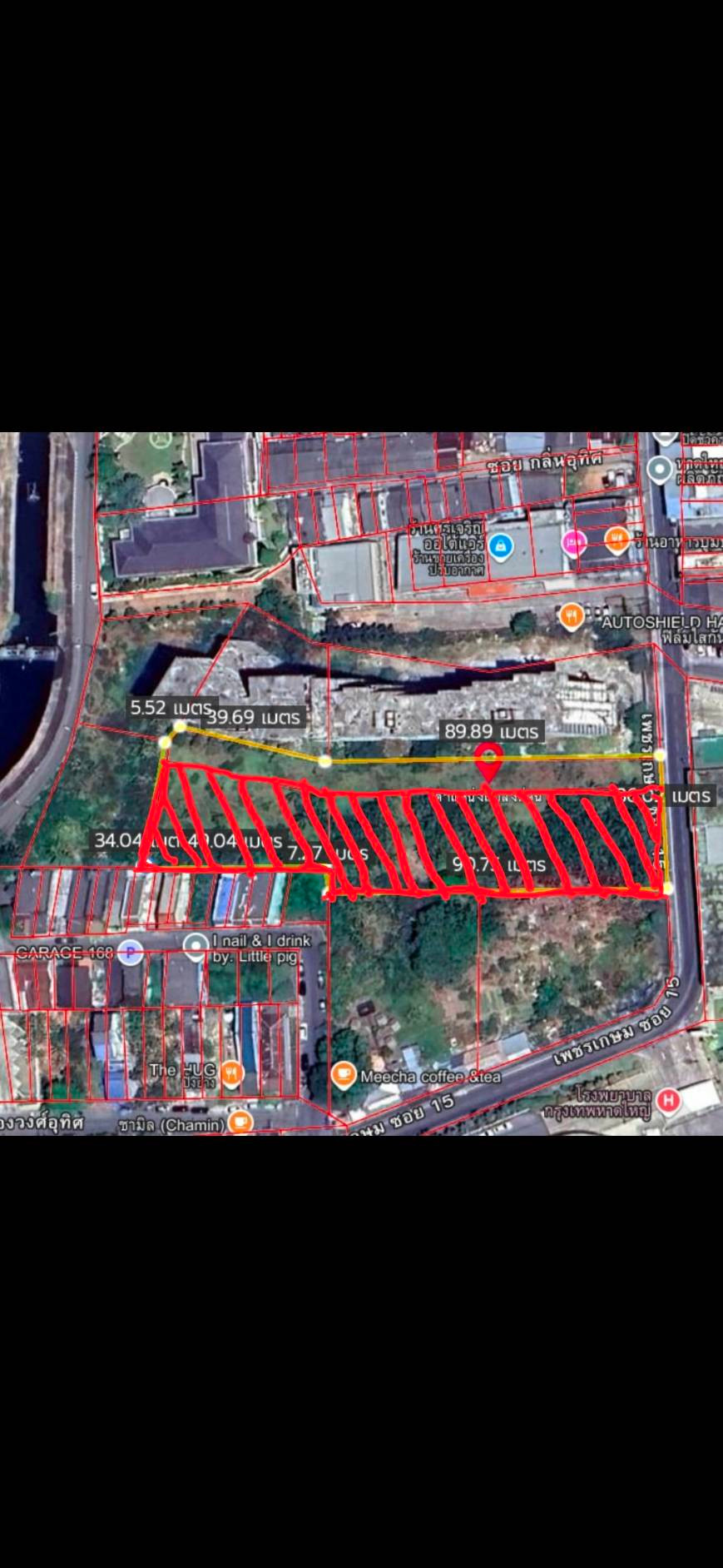 For Rent or Sale: High-Potential Land in Front of Bangkok Hospital Hat Yai, Just Over 2 Rai - Image 3