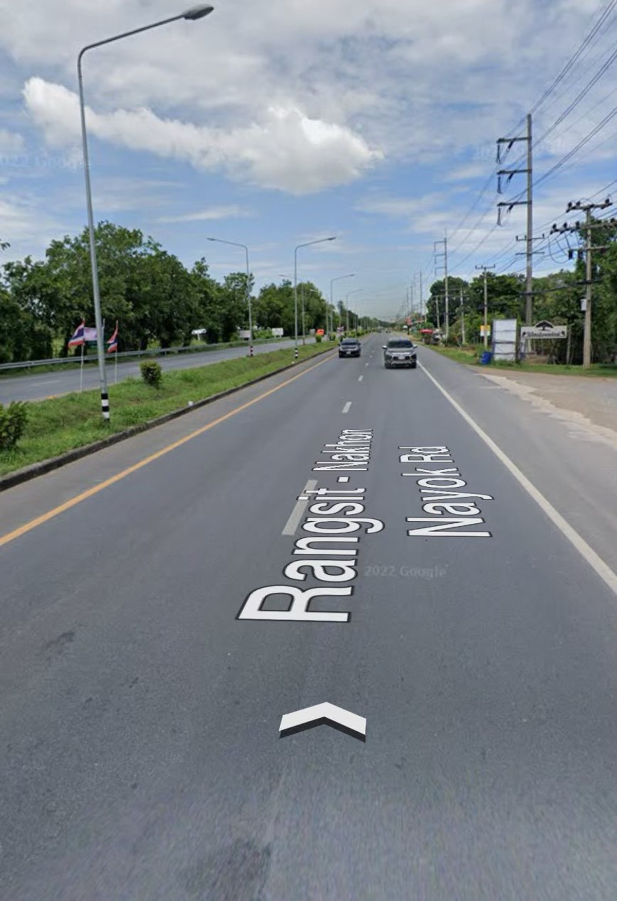 LAND FOR SALE Klong15 Ongkharak: 40 Rai of Land on Rangsit–Ongkharak Road, Khlong 15 - Image 4