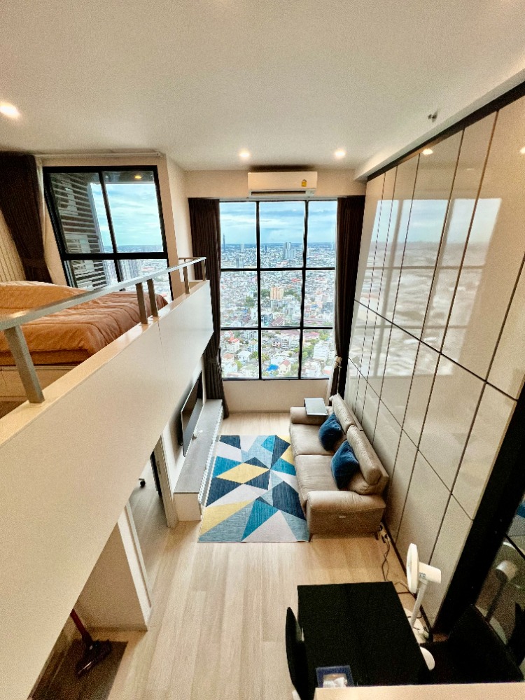 Condo for rent, duplex, 44 sq.m., 41st floor, 1 bedroom, 1 office, 1 living room. Beautifully decorated with full built-in furniture, 1 bedroom. - Image 6