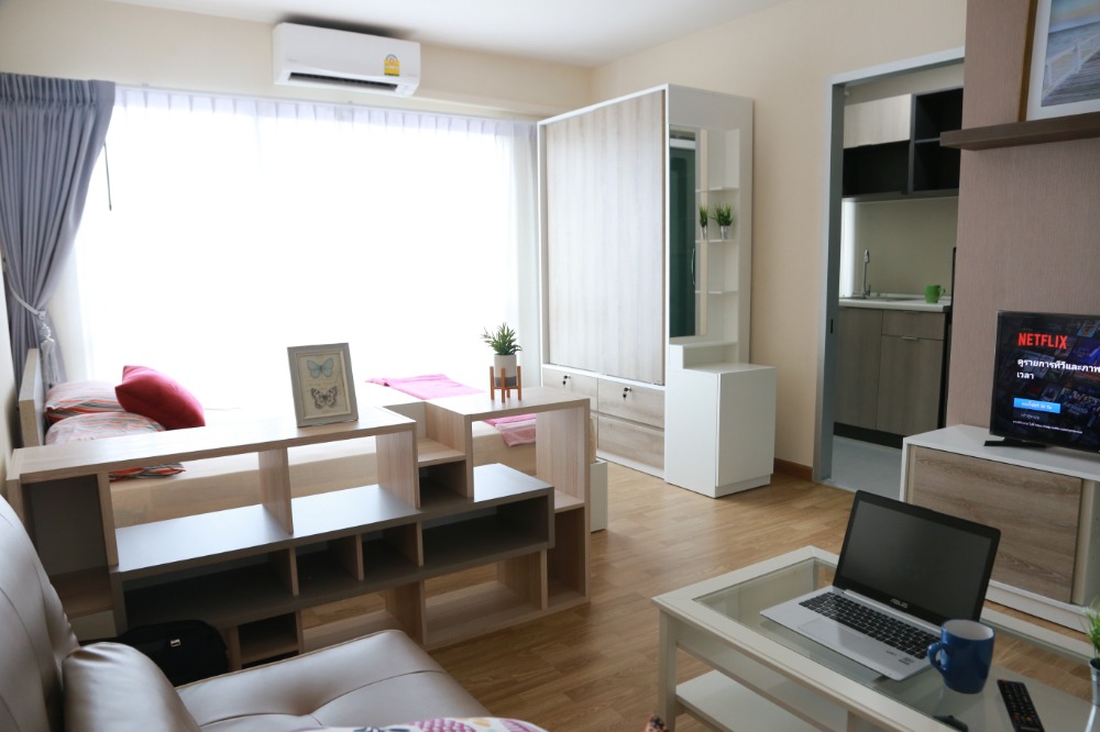 For Rent: B Condo Bangkok University, Building A, main road location - Fully furnished, good quality of life – Female tenants only, 1 bedroom, 24 sq.m. - Image 7