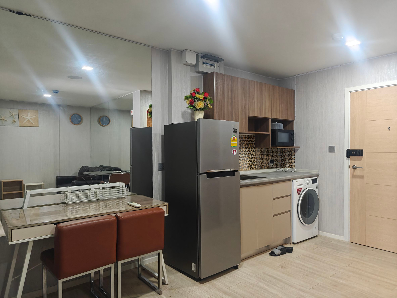 ให้เช่าคอนโด [Owner] Kave condo 2 ห้องนอน ห้องใหญ่ 38 ตรม ตึก A ชั้น 7 ติดถนน ตรงข้ามม.กรุงเทพ - Image 7