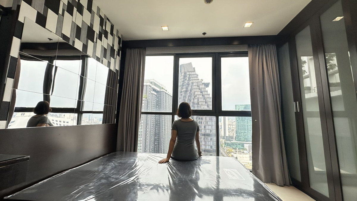ให้เช่าหรือขายคอนโด ขายราคาทุน พร้อมผู้เช่า IDEO MOBI RAMA9 - Duplex ชั้นบนสุด ติดMRTพระราม9 1 ห้องนอน 44 ตร.ม. - Image 8
