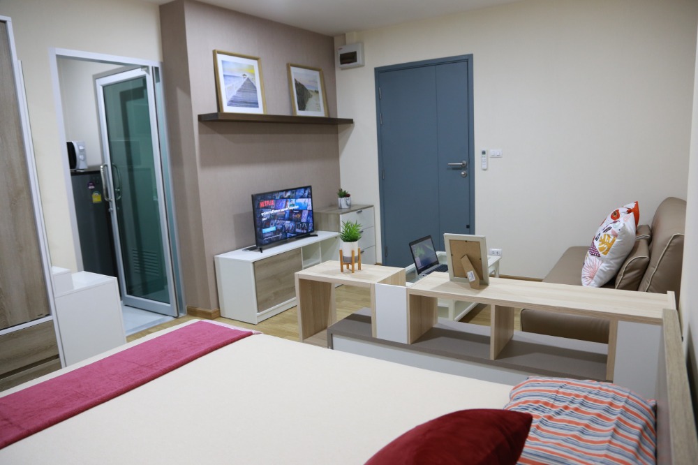 For Rent: B Condo Bangkok University, Building A, main road location - Fully furnished, good quality of life – Female tenants only, 1 bedroom, 24 sq.m. - Image 9