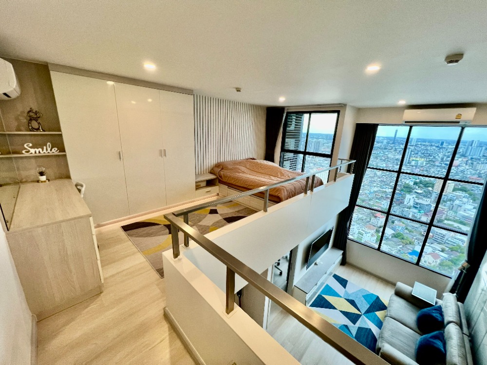 Condo for rent, duplex, 44 sq.m., 41st floor, 1 bedroom, 1 office, 1 living room. Beautifully decorated with full built-in furniture, 1 bedroom. - Image 10