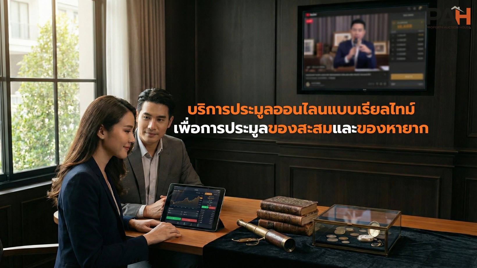 บริการจัดประมูลออนไลน์แบบเรียลไทม์สำหรับของสะสมและของหายาก