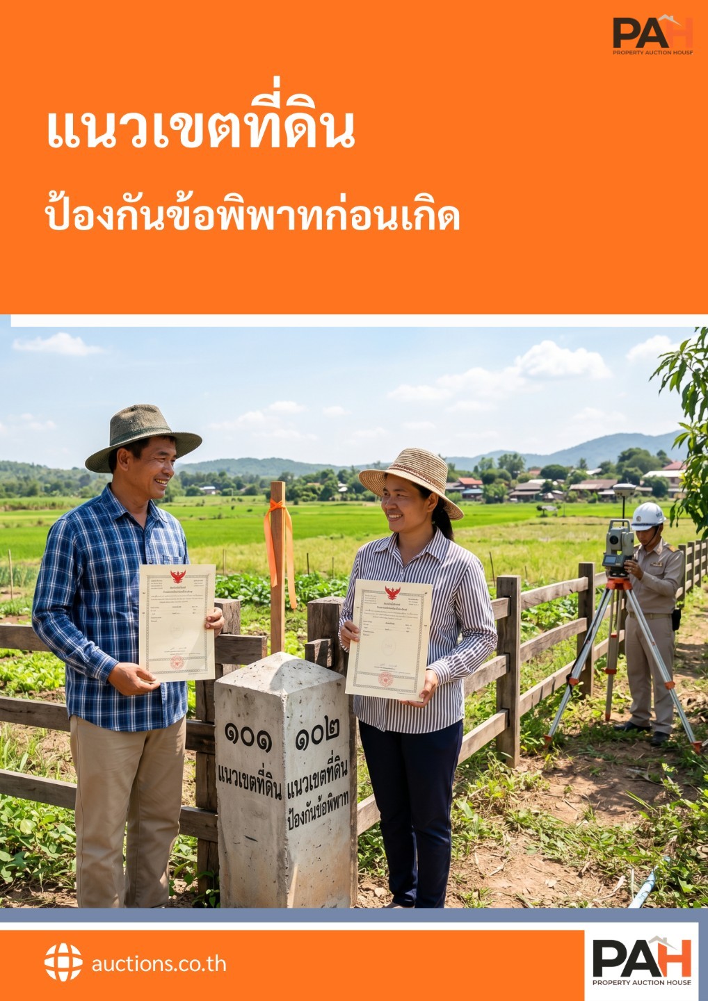 แนวเขตที่ดิน ป้องกันข้อพิพาทก่อนเกิด