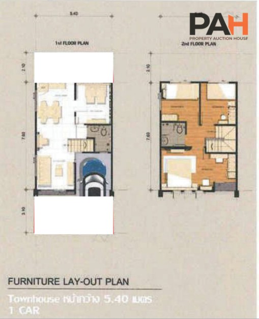 位于暖武里府 Golden Town Ngamwongwan–Khae Rai 项目的联排别墅 - Image 7
