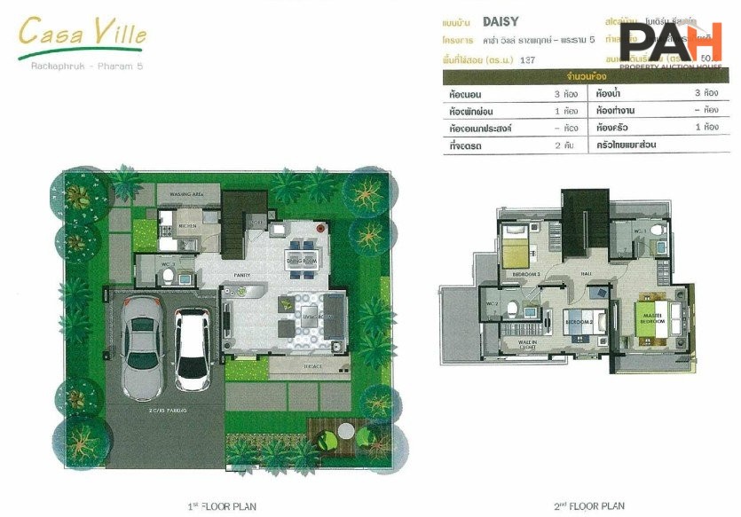 บ้านเดี่ยว โครงการ คาซ่าวิลล์ ราชพฤกษ์-พระราม 5 นนทบุรี - Image 7