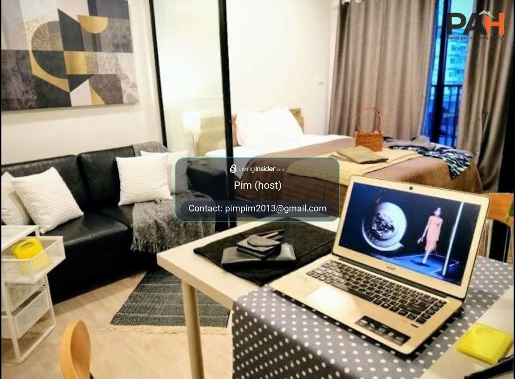 ให้เช่าคอนโด ฟิวส์ มิติ รัชดา–สุทธิสาร 1 ห้องนอน ชั้น 5 วิวสวน - Image 3