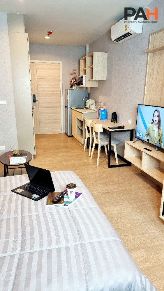 ให้เช่าคอนโด คอมมอน ทียู (COMMON TU) ห้อง Studio 26.8 ตร.ม. ติดรั้ว ม.ธรรมศาสตร์ รังสิต - Image 3