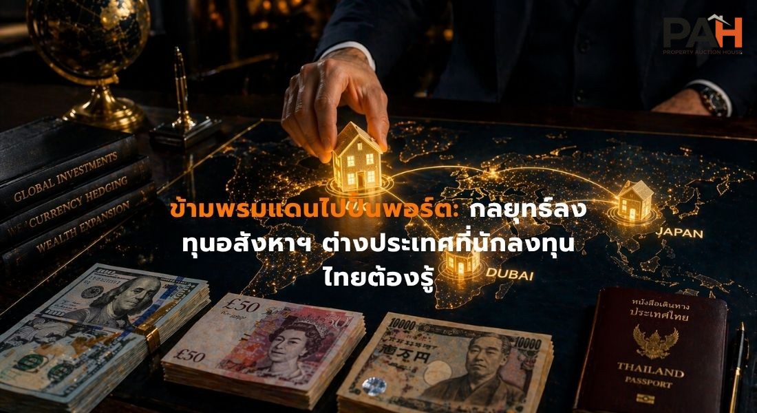 ข้ามพรมแดนไปปั้นพอร์ต: กลยุทธ์ลงทุนอสังหาฯ ต่างประเทศที่นักลงทุนไทยต้องรู้