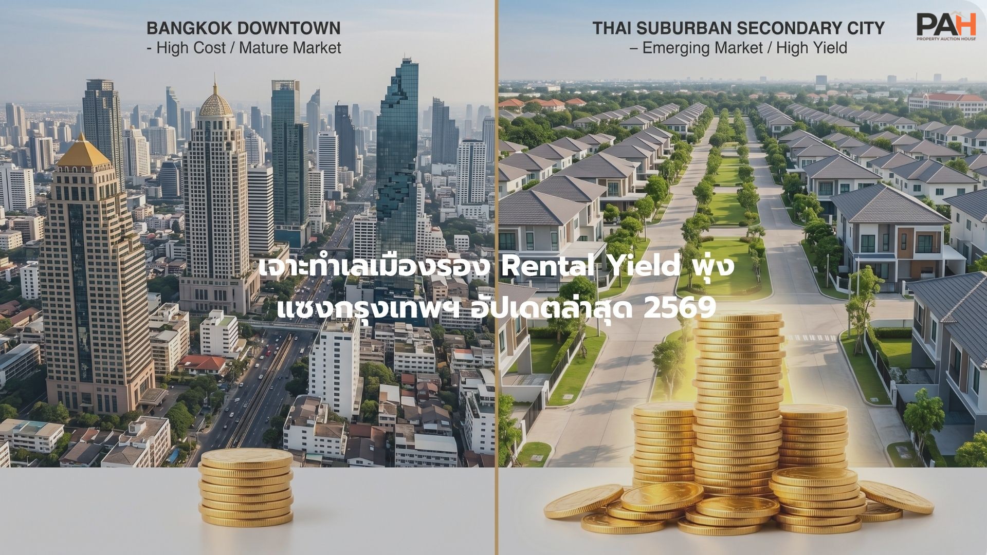 เจาะลึกเมืองรองมาแรง อัตราผลตอบแทน (Rental Yield) แซงกรุงเทพฯ ที่นักลงทุนต้องรู้