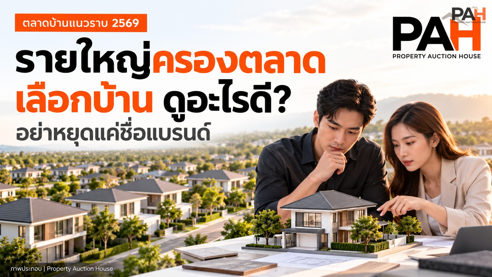 รายใหญ่ครองตลาดบ้านแนวราบ ผู้ซื้อควรดูอะไรนอกจากชื่อแบรนด์?
