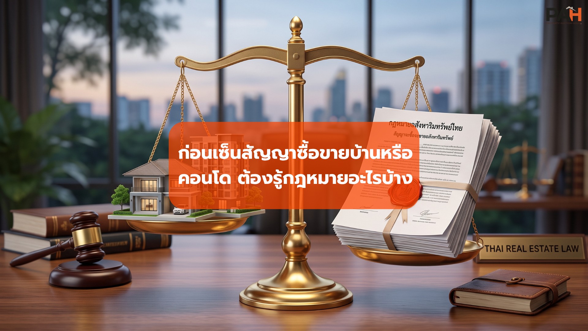 ก่อนเซ็นสัญญาซื้อขายบ้านหรือคอนโด ต้องรู้กฎหมายอะไรบ้าง